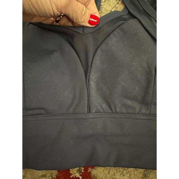 Tavi Active Navy Lily Serene V-neck Sports Bra Size XS - Picture 5 of 9